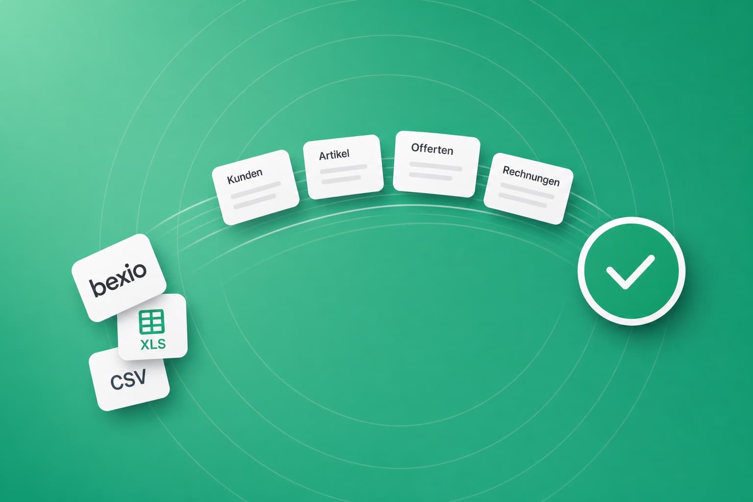 Der Daten-Import zu KIDESK aus bexio, Excel und CSV