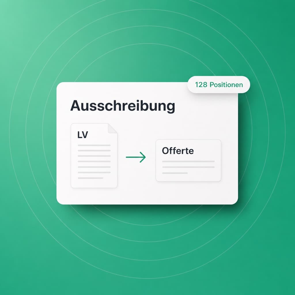 Ausschreibungen in KIDESK, als Illustration im Markengrün