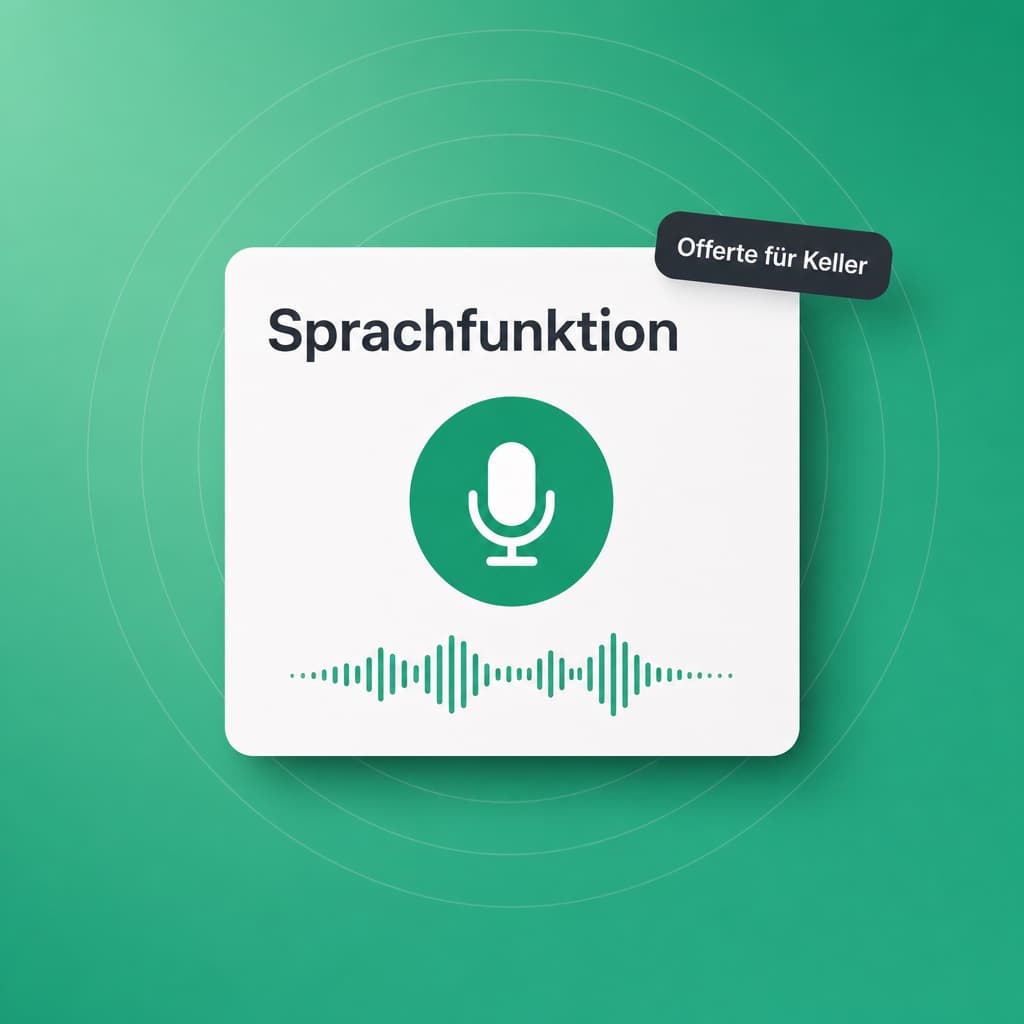 Sprachfunktion in KIDESK, als Illustration im Markengrün